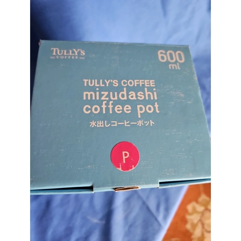 Tully's‎ Coffee Mizudashi Cold Brew Coffee Pot PINK 600ml Glass New